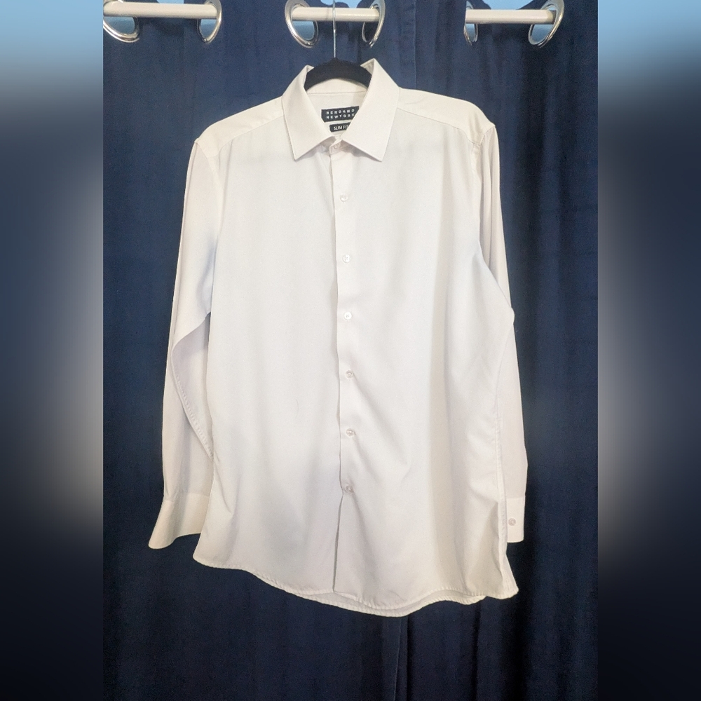 Bergamo Men's White Dress Shirt